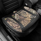 Mossy Oak Car Seat Cover, Luxury Faux Leather Front Bottom Seat Cushion Cover, Universal Anti-Slip with Wrap-Around Design and Storage Bags, Suitable for Most Vehicles - Black Color 1 Piece - color: Black