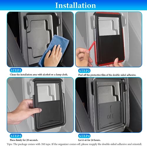 3PCS Center Console Organizer Compatible with Honda CRV 2023 2024 2025 2026 Accessories CR-V Hybrid Armrest Organizer Tray Hidden Storage Box ABS Material - size: 2023-2026 CR-V (3pcs)