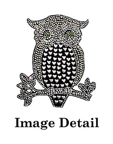 ALLBrand Universal Fit FrontRear 4 Piece Full Set Crystal Bling Rhinestone Design Studded Carpet Car SUV Truck Floor Mats Golden Owl Black KAM - color: Golden Owl-Black