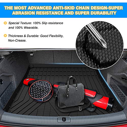 Cargo Liner Fits for Audi A4 / S4 2017 2018 2019 2020 2021 2022 2023 2024 Cargo Mat Trunk Liner Heavy Duty(Not for A4 All-Road Models) - size: 1)Audi A4 / S4【2017-2024】