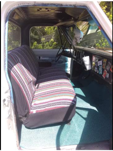 Universal Baja Saddle Blanket Bench Full Size Seat Cover Fits Ford, Chevrolet, Dodge, and Full Size Pickup Trucks (National) - color: National