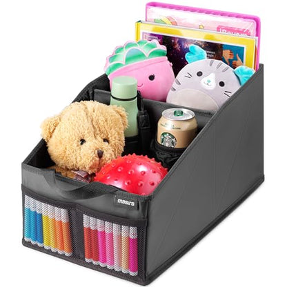 Masirs Back Seat Car Organizer, Neatly Organize Items While Traveling, Folds Flat for Easy Trunk Storage - style: Car Organizer