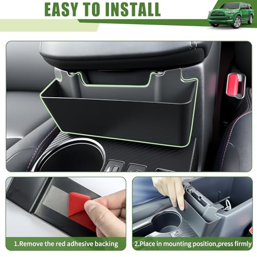 Center Console Organizer for 2010-2024 Toyota 4Runner Hanging Armrest Box Storage Tray for 4 Runner Interior Accessories(Center Console Hanging Armrest Box/Fit 10-24)