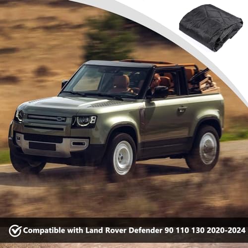 HAPPYHORSE Pet Dog Trunk Cargo Liner Compatible with Land Rover Defender 110 2020-2024 Cargo Cover Waterproof and Non-Slip Dog seat Cover Cargo Liner Area Protector Cover (Style A)