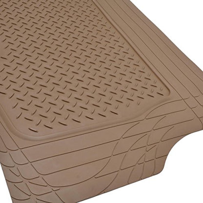 BDK Premium Cargo Car Trunk Mat/Liner - PVC (Beige) (31.5" x 50") - color: Beige