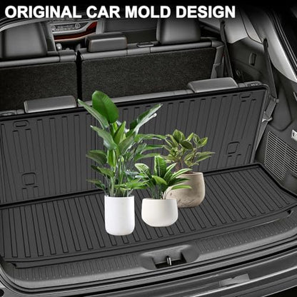 AOMSAZTO Cargo Mat Compatible with 2014-2019 Toyota Highlander Cargo Liner with Backrest Mat for 7 Seat Highlander Accessories (2014-2019 Toyota Highlander Cargo Mat with Backrest Mat) - style: 2014-2019 | For Toyota Highlander Cargo Mat