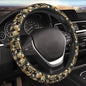 Forest Camo Neoprene Steering Wheel Cover Anti-Slip Elastic Comouflage Tree Hunting Steering Wheel Protective Cover 15in Universal Car Accessories Fit Cars, SUVs, Auto - color: Forest Camo
