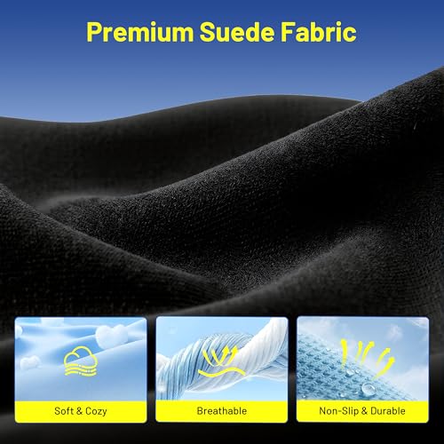 Car Pillow for Toyota Camry（1 Set）,Car Neck Pillow,Lumbar Support Pillow for Car,Memory Foam Pillow,Ergonomic Pillow,Adjustable and Washable,Car Essentials for Long Trips,Car Accessories,Suede