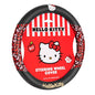 Hello Kitty Steering Wheel Cover Official Sanrio Car Steering Wheel Cover 14.5-15.5 Universal Fit Cute Black Kawaii Car Accessories Non Slip Wheel Cover Women Interior Style (Hello Kitty Bows) - style: Hello Kitty Bows