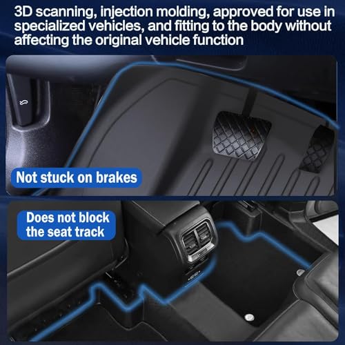 All Weather Rubber Car Floor Mats Compatible with 2015-2019 Subaru Legacy,TPE Rubber Full Set Includes 1st 2nd Row Front Maximum Coverage,Non Slip (with 2015-2019 Subaru Legacy) - color: with 2015-2019 Subaru Legacy