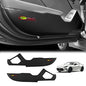 Car Door Anti Kick Pad for Toyota GR86 2021 2022 2023 2024 2025 Protective Stickers Interior Decals Accessories Self-Adhesive Side Edge Protection Mats Cover Carbon Fiber Pattern