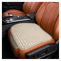 Car Front Seat Cover, Comfortable Linen Automotive Seat Pad with Storage Pocket, Anti-Slip Breathable Vehicle Seats Protection Mat, Universal Car Interior Seats Pad for SUV, Truck (Beige-S) - size: Beige-S