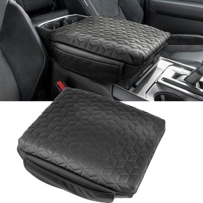 Center Console Cover Compatible with 2019-2026 Dodge Ram 1500 2500 3500 Accessories, 1.4 inch Thicker Arm Rest Cover, Middle Console Covers Cushion, Armrest Pad Replacement- Bucket Seat Only - size: 2019-2026 Dodge Ram-Bucket Seat Console
