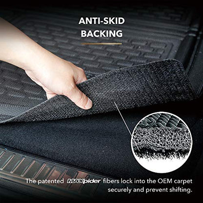 3D MAXpider All-Weather Rear Trunk Mat for Tesla Model 3 2017-2021 Premium Custom Fit Cargo Liner
