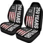 INSTANTARTS 250th Years Front Car Seat Covers Soft Car Seat Protectors 2 Packs Easy to Install Auto Accessories Compatible with Most Cars, SUVs, Trucks - color: 250th Years US Flag