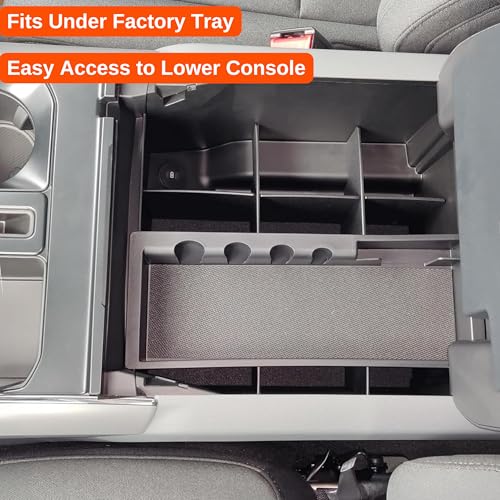Center Console Organizer for Ford F150 (select 2024-2026 models) (full console w/bucket seats ONLY) - Made in USA - SLX197