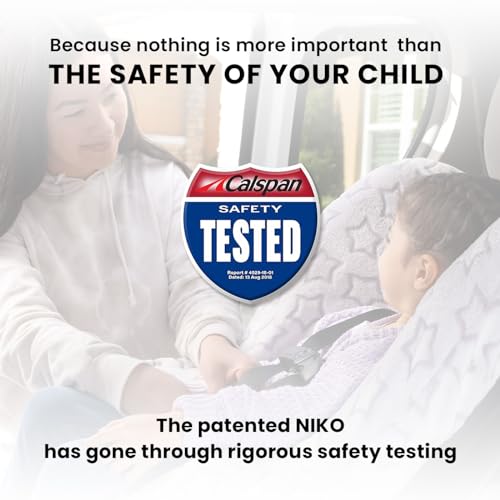 Niko Easy-Wash Children's Car Seat Cover & Liner - Cotton Jersey Gray & White Arrow Pattern - Universal FIT - Crash Tested - Waterproof SEAT Bottom - Easy to Clean - Machine Washable - color: Gray & White Arrow Cotton Jersey