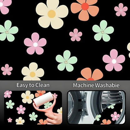 Universal Car Trunk Mat, All Weather Trunk Protection Cargo Liner, Stylish Vehicle Interior Accessories, Durable Cargo Mat Rear Trunk Line Suitable for Most Car (Fresh Simple Flowers, 29" x 39") - color: Fresh Simple Flowers