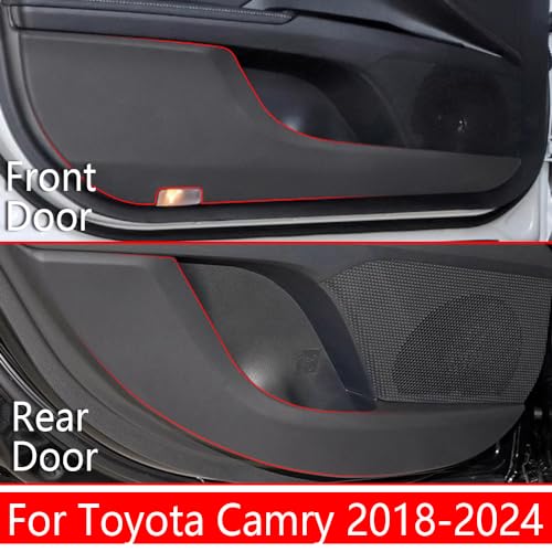 Car Door Anti Kick Pad for Toyota Camry 2018 2019 2020 2021 2022 2023 2024 2025 2026 Accessories Protector Mat Dirty Collision Stickers Interior
