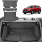 for 2017-2022 Honda CR-V Cargo Liner & Backrest Mat: Custom Fit All Weather TPE Anti Skid Waterproof Trunk Liner for CRV Accessories (Not for Hybrid or Touring) - size: 2017-2022 CRV Cargo Liner & Backrest Mat