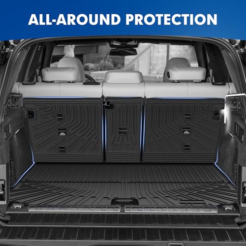 Mixsuper Cargo Liner for B M W X5 (G05) 2026 2025-2019, All Weather Trunk Mat Backrest Mat TPE Back Seat Cover Protector for X5 Accessories - size: 19-26 |X5 (G05)| Cargo & Backrest Mat