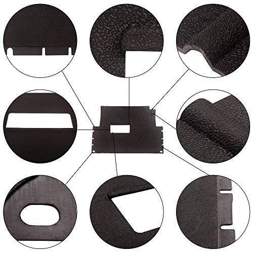10L0L Full Coverage Liner Floor Mat for Club Car Precedent 2004-up, Club Car Tempo & Onward 2017-2022 Golf Cart, Replaces OEM# 102504801 102504802 103926401