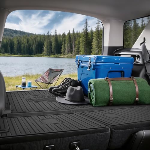 AOMSAZTO Cargo Liner Custom Fit for Ford Bronco Sport 2026 2025 2024 2023 2022 2021- All Weather Protection Automotive Trunk Floor Mat - Waterproof Cargo Mat for Bronco Sport