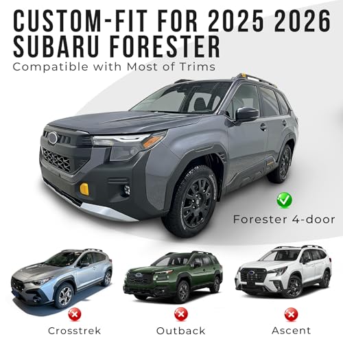 Rear Trunk Cargo Storage Racks for 2025 2026 Subaru Forester Accessories, Heavy Duty Trunk Cargo Basket Tray, Luggage Carrier Trunk Shelf (200 Lbs, Black)