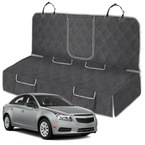 Dog Car Seat Cover Compatible with 2012-2019 Chevy Cruze, Waterproof Pet Bench Seat Cover for Back Seat, 600D Heavy Duty Scratch Proof Nonslip Truck Seat Covers for Dogs - size: 2012-2019 Cruze