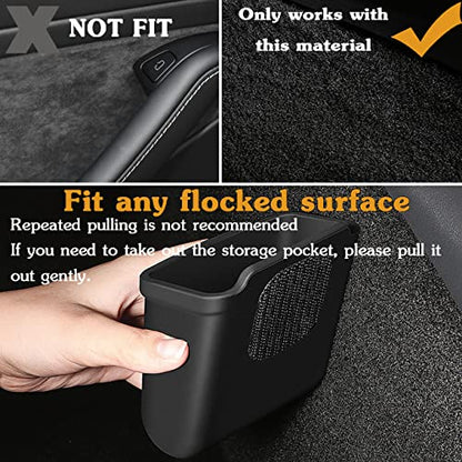 for Tesla Model 3 Model Y Accessories Center Console Organizer Tray Storage Box Cell Phone Pocket Silicone Hook Bag Sunglasses Holder Coin Case for Flocking - size: Center Console Tray