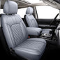 LUCKYMAN CLUB 2007-2021 Tundra Pickup Trucks Car Seat Covers X05-T3 Full Set, Fit SR5 SR Platinum TRD PRO Trims Crew/Crewmax/Extended/Double Cab with Water Proof Faux Leather (Gray Full Set) - color: Gray, size: 2007-2021 Full Set