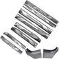 10 Pcs Car Door Sill Protector for 2016-2023 Toyota Tacoma Double & Crew Cab - Premium Stainless Steel & ABS Plastic Door Entry Guards for Tacoma - Easy Install, Scratch Resistant, Waterproof