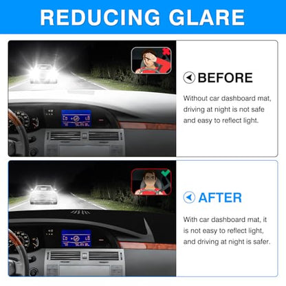 Autorder Dashboard Cover Mat for Toyota Avalon 2005-2010 Accessories Dash Cover Upgrade Flannel Dash Mat Sunshade Glare UV Rays Protector - size: 2005-2010 Toyota Avalon
