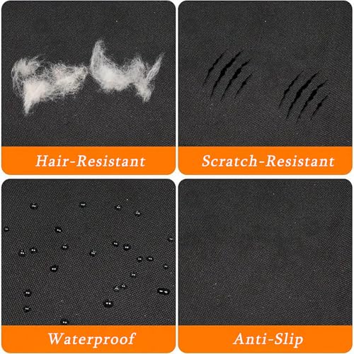 SUV Cargo Liner for Dogs for Ford Explorer EV 2024-2026, Non-Slip Pet Cargo Cover Dog Seat Mat with Side Flaps for SUV, Scratch-Resistant Trunk Protective Mat