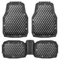 CAR PASS Bling Diamond Rubber Car Mats, Heavy Duty Deep Dish All-Weather Floor Mat Full Set Anti-Slip 3D Rhombus Waterproof Trim to Fit Liner Universal Glitter Sparkly Shining Rhinestone, 3 Pcs Black - color: Black Diamond