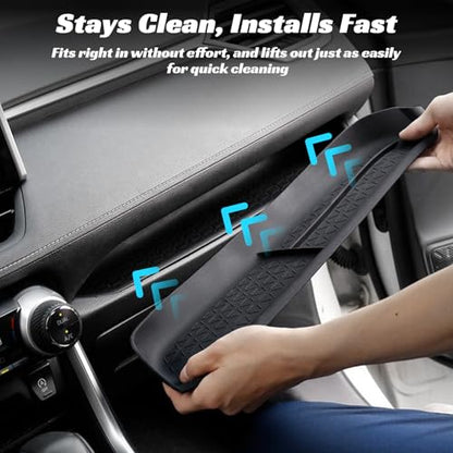 CARFIB Passenger Storage Organizer Mat Fit for Toyota RAV4 2025 2024 2023 2022 2021 2020 2019 Glove Box Organizer Tray Interior Insert Accessories - style: Passenger Side