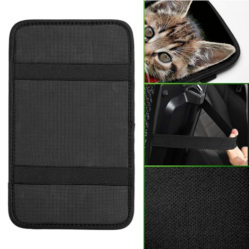 Universal Auto Center Console Pad and 2Pcs Car Coasters Set, Anti Slip Soft Neoprene Car Armrest Seat Box Cover Protector Universal Fit - Car Interior Accessories, Cat - color: 490