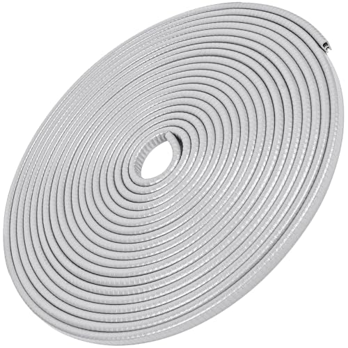 33Ft(10M) Long Car Door Edge Guards, U Shape Edge Trim Rubber Seal Protector Car Door Protection Anti-Collision Rubber Clips Easy to Cut No Need Adhesive Fit for Most Vehicles| Grey - color: Gray, size: 33FT