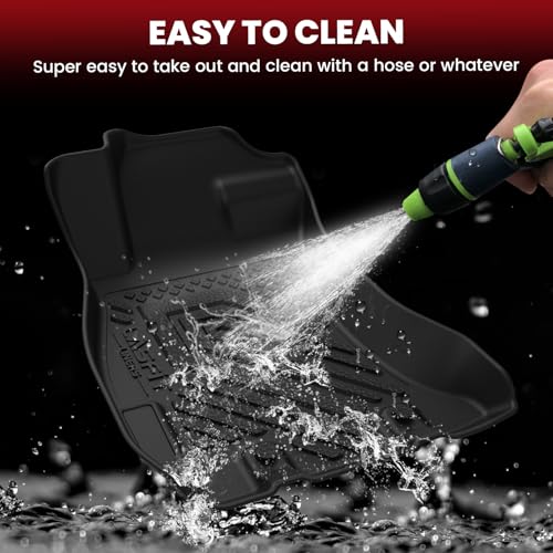 LASFIT Floor Mats for Subaru Crosstrek 2016-2017/XV Crosstrek 2013-2015/Impreza 2012-2016/WRX 2015-2021,Custom Fit TPE All Weather Floor Liners 1st & 2nd Row for Subaru Car Mats, Black - size: 4)For Subaru Crosstrek | 2013-2017