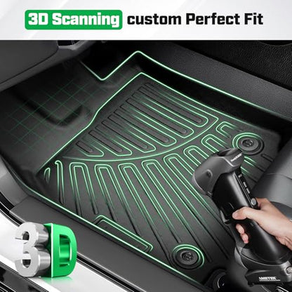 Cartist Floor Mats for 2013-2018 Dodge Ram 1500/2500/3500 Crew Cab,1500 Classic 2019-2024 Crew Cab, All Weather Floor Liners for Ram Accessories, Heavy Duty TPE Car Mats, Car Accessories - size: 4)Dodge Ram 1500/2500/3500 13-18