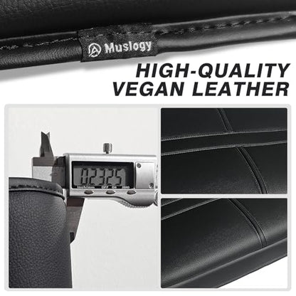 Muslogy Center Console Armrest Cover Fit for Dodge Ram1500/2500/3500 2002-2012 Accessories, Comfort Armrest Pad Console Lid Cushion Vegan Leather Regular Thick(Jump Seat ONLY) - size: 3) 02-12 |Ram1500/2500/3500| Jump Seat, Regular