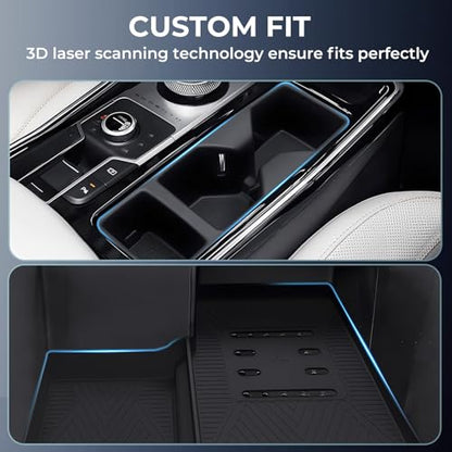 Cup Holder Insert & Wireless Charging Protective Mat for KIA Sorento 2026 2025 2024 2023 2022 2021, Interior Accessories Cup Holder & Wireless Charger Cover Pad for 2021-2026 Sorento, Black - style: Fits for 2021-2026 Sorento
