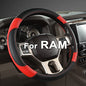 GIANT PANDA Car Steering Wheel Cover for Dodge Ram 1500 2500 3500 15.5-16 inches - Black+Red - color: C-Black+Red