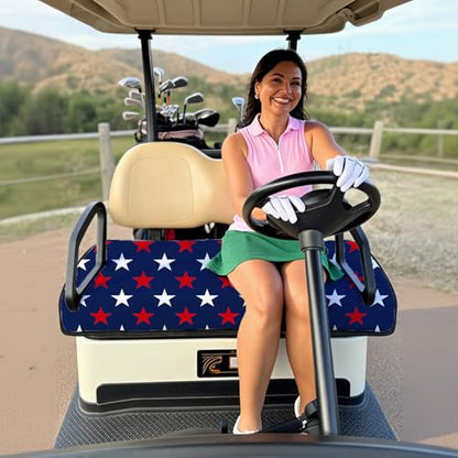 Golf Cart Seat Covers Golf Cart Seat Towel Blanket Group - color: American Flag Pattern Blue