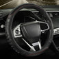 14 inch Steering Wheel Cover Great Grip with 3D Honeycomb Hole, Anti-Slip Sporty Design, Small 13.5-14 inch(All Black) - color: All Black, size: Round-Small[13.5''-14'']