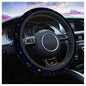 Swono Peacock Feather Steering Wheel Cushion Case Beautiful Blue and Green Peacock Feathers Neoprene Car Steering Wheel Covers 15 Inch Anti Slip Compatible Auto Car Wrap Cover for Men Women - color: multi-052