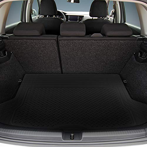 FH Group ClimaProof Universal Cargo Mat – All-Weather, Trimmable Trunk Mat (54.5" W x 44" D) – Fits Most Cars, SUVs & Trucks – Black - color: Black, size: Large