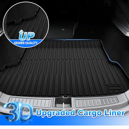 Cartist Cargo Liner Fits for Tesla Model S 2021 2022 2023 2024 Accessories All Weather Rear Trunk Liner for Model S Cargo Mat Heavy Duty - size: 3)Tesla Model S 2021-2024