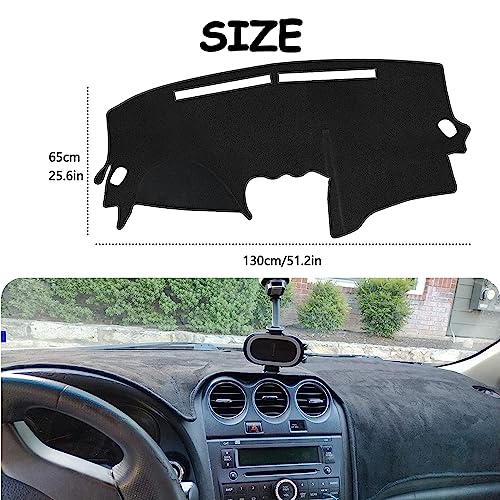 Dashboard Cover Dash Mat Compatible with Nissan Altima 2007 2008 2009 2010 2011 2012, Dash Board Cover for Altima Sedan Coupe 2007-2012