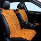 Wood Beaded Auto Car Bead Seat Cover,Natural Wooden Bead Cool Refreshing Back Massaging Comfort Cushion Mat,Premium Quality Universal for Car Truck on Summer